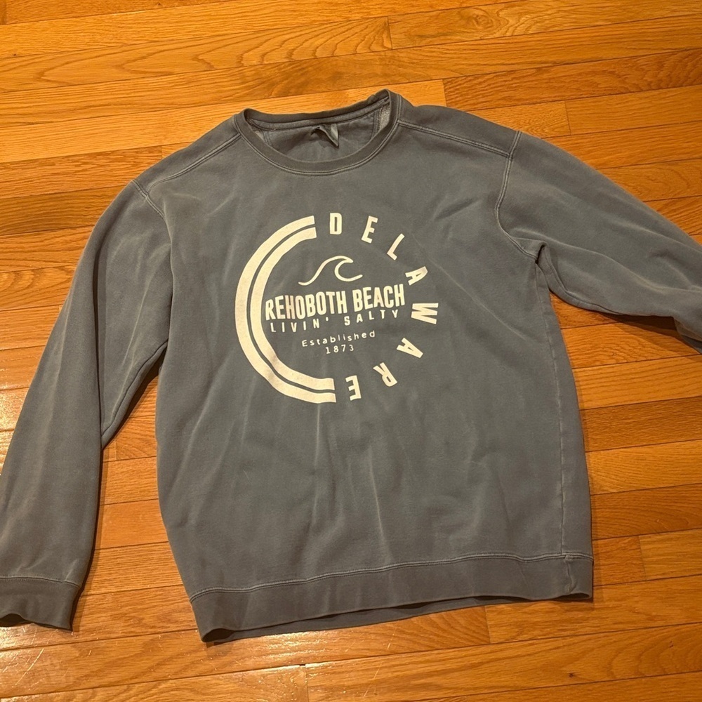 Comfort Colors Men's Crewneck Sweater - Slate Gray